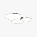 LumiStone Modern Resin And Metal Flush Mount Ceiling Light