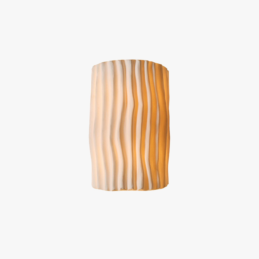 Aurora Retro LED Wall Light With Resin Finish For Bedroom