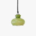 Green Retro Pendant Light For Living Room Ambient Glow