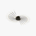 Spiral Fireworks Flush Mount Ceiling Light Black And Gold