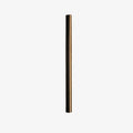 Sleek Black LED Linear Outdoor Wall Light