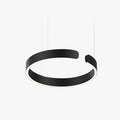 Lux Geometric Led Ring Pendant Delivers Soft Ambience