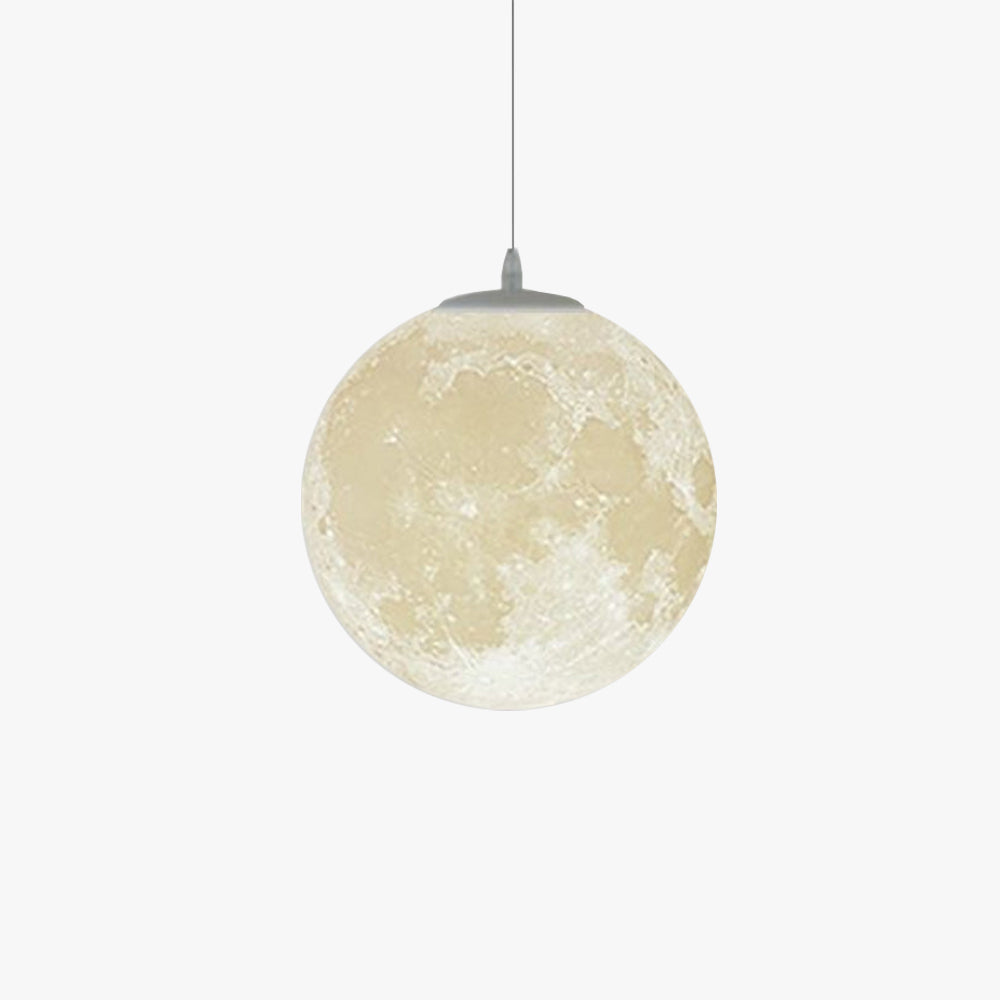 Moon Pendant Light With 360 Degree Ambient Glow