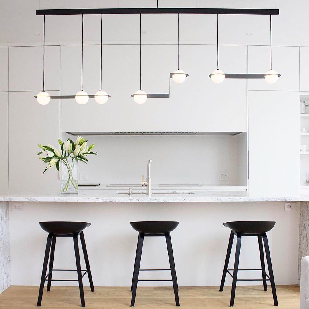 Selan Black Glass Pendant Lamp With Adjustable Height