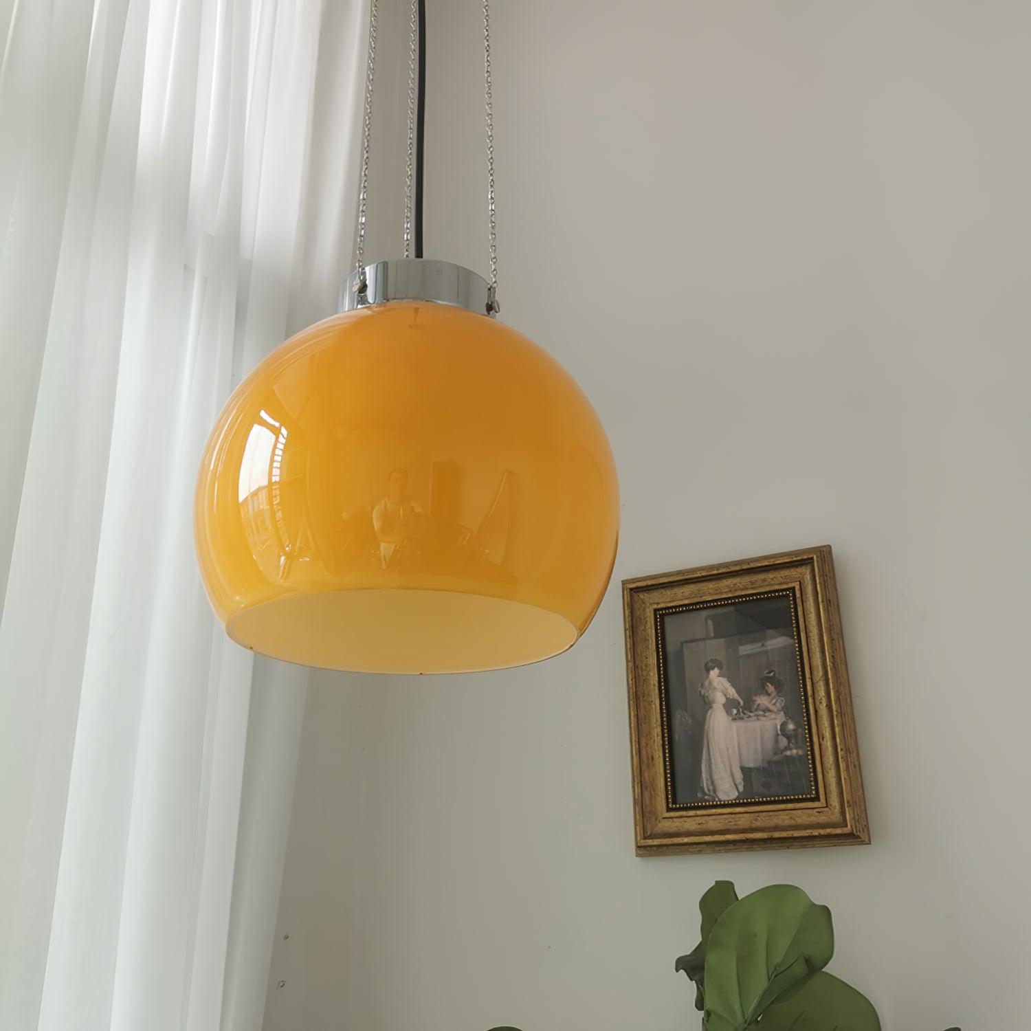 Valentina Yellow Ball Pendant Light For Warm Ambience