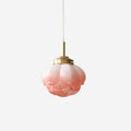 Pendant Lamp With Lotus Glass Shade For Ambient Glow
