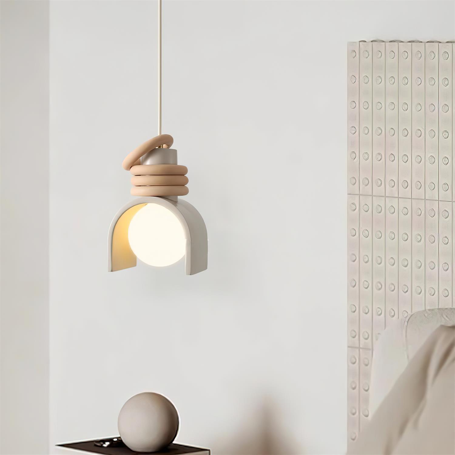 Pendant Light With Glass Globe For Warm Dining Ambience