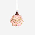 Pink Petal Glass Pendant Light for Ambient Glow