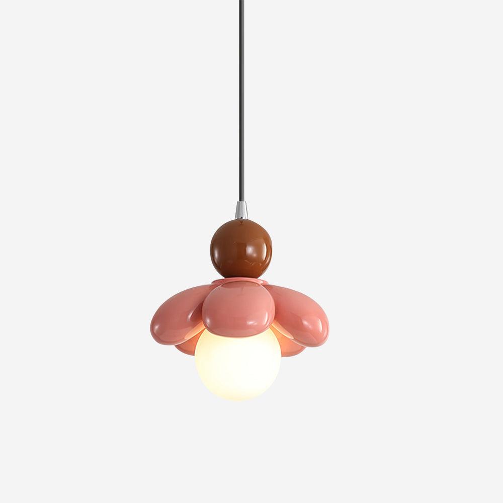 Floral Pendant Light With Dimmable Glow