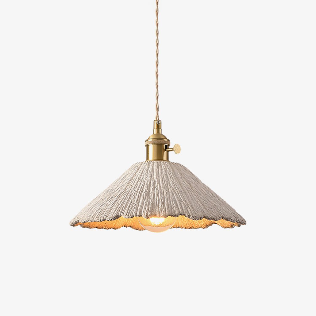 Textured Cement Pendant Light For Warm Ambiance