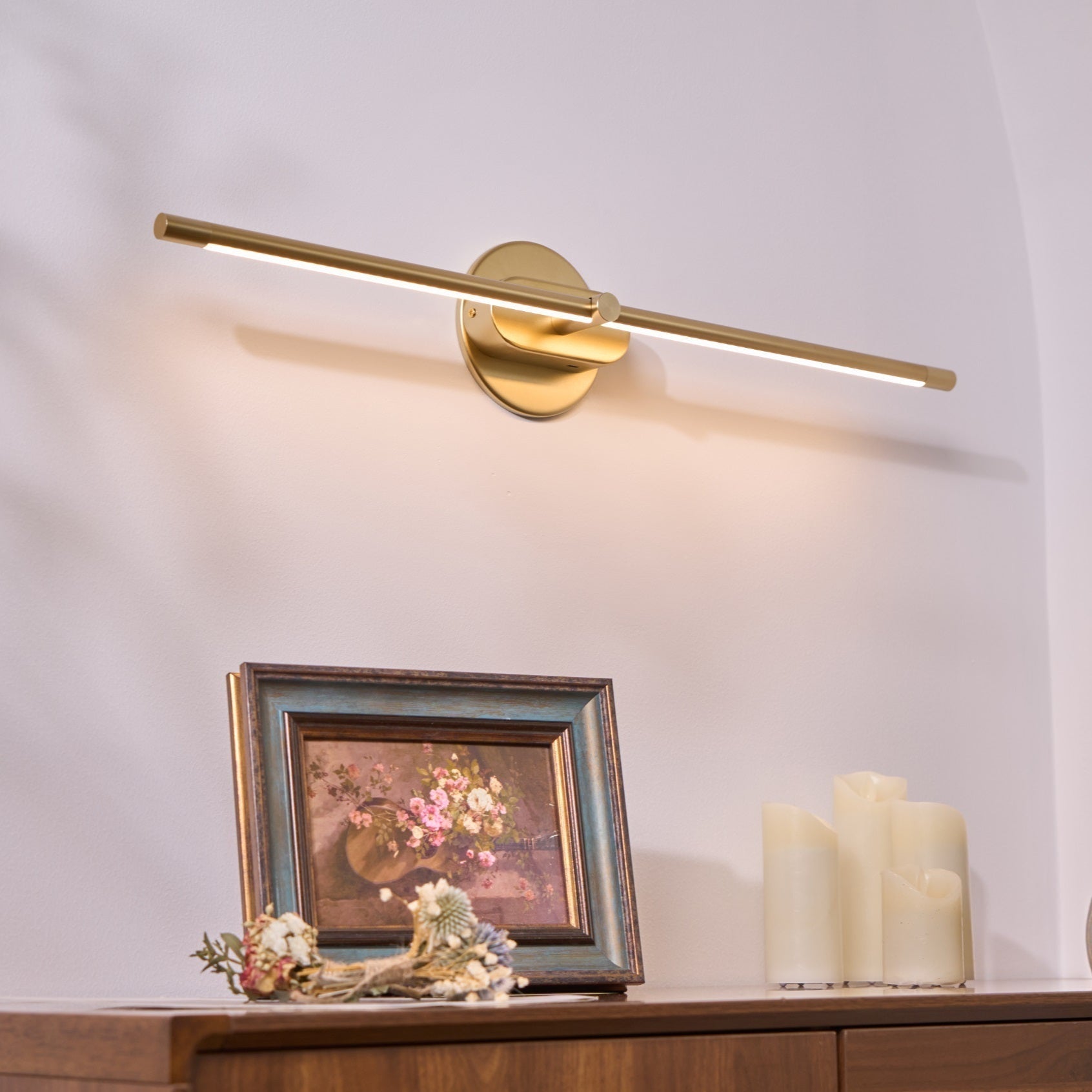 Flano Minimalist Linear Rechargeable Wall Lamp - Neutralighting
