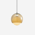 Pendant Light With Double Glass Globes For Ambient Glow