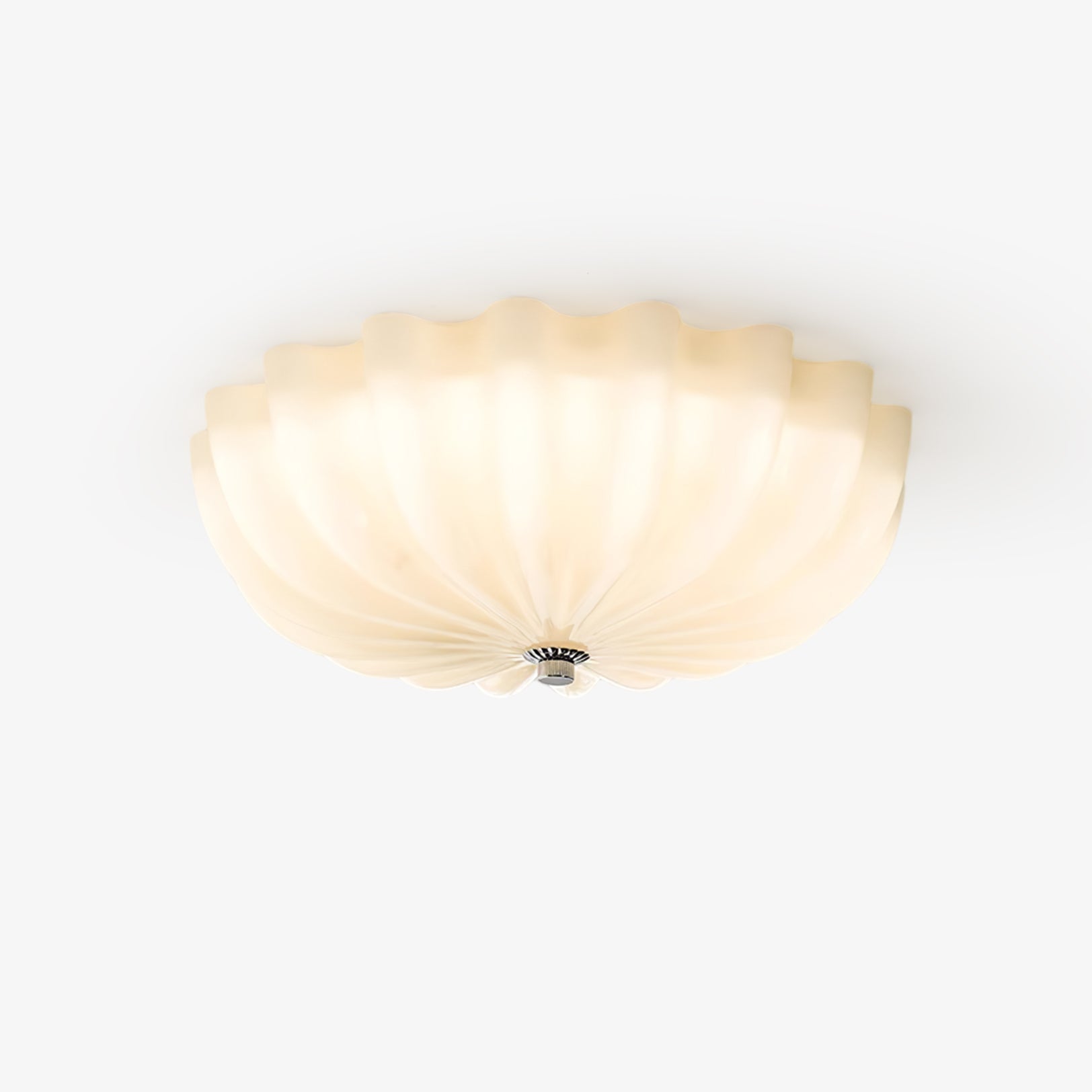 Murano Style Blown Glass Flush Ceiling Light