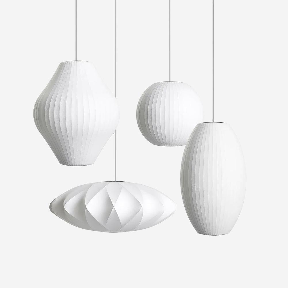 White Modern Pendant Light For Elegant Ambient Illumination