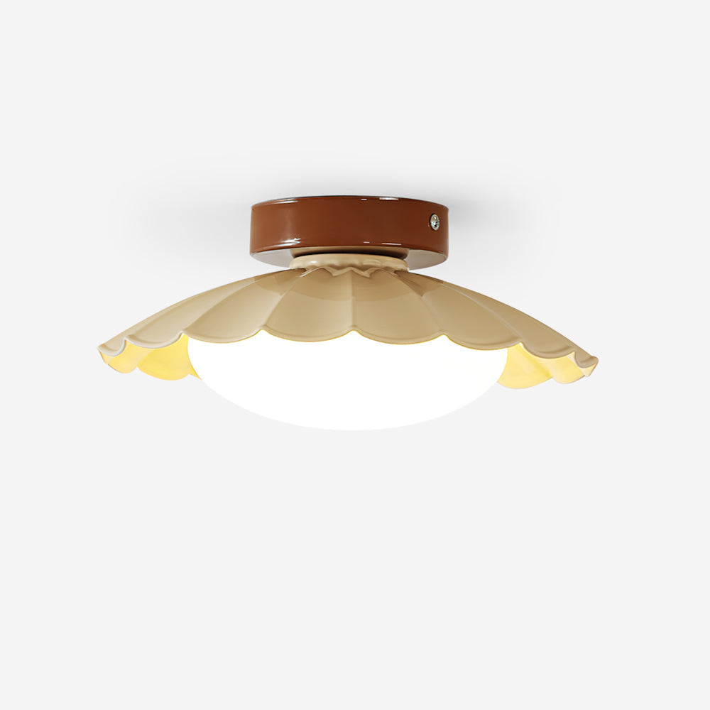 Nimbus Cloud Ceiling Light In Gloss Caramel Or Rich Dark Wood