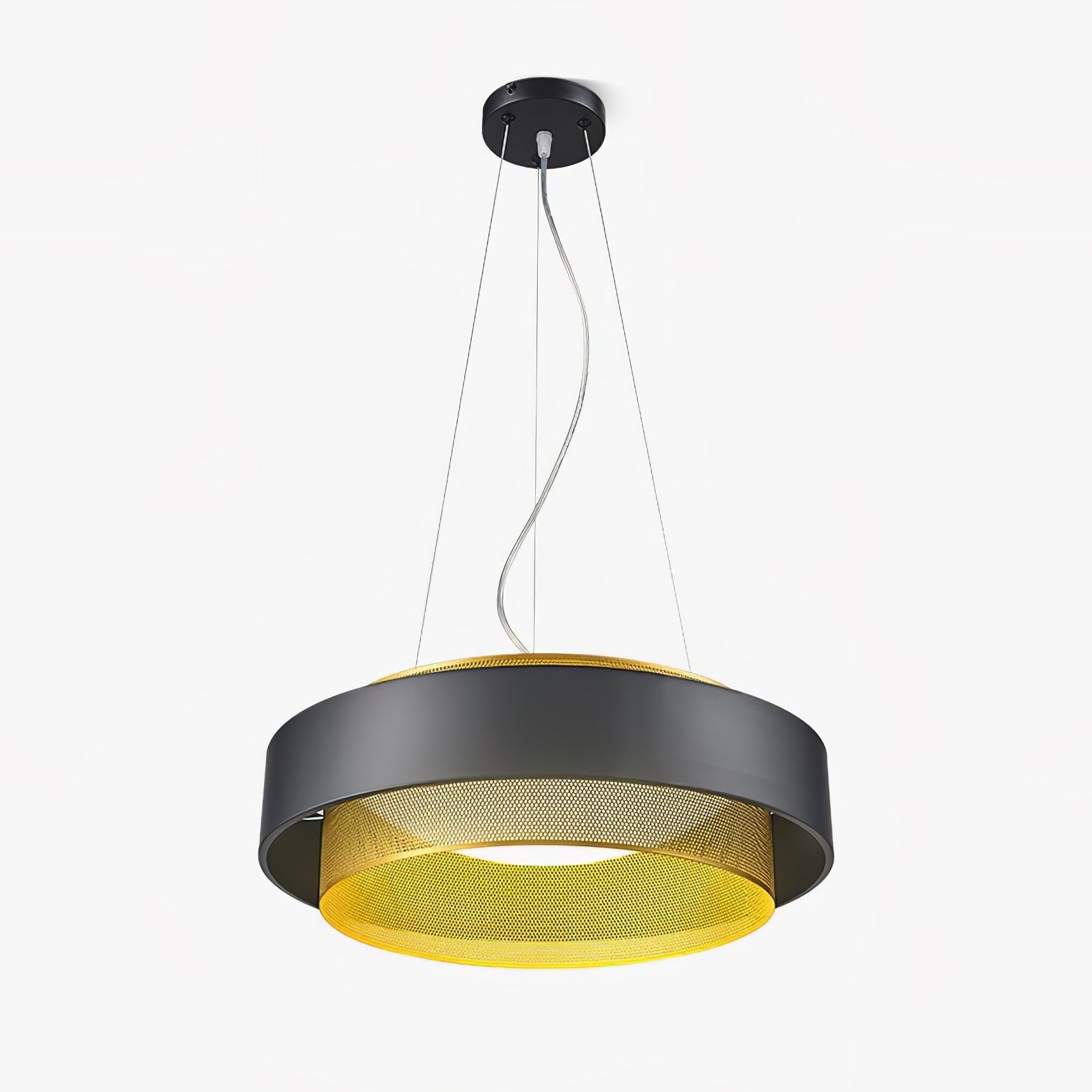 Round Pendant Light With Integrated LED