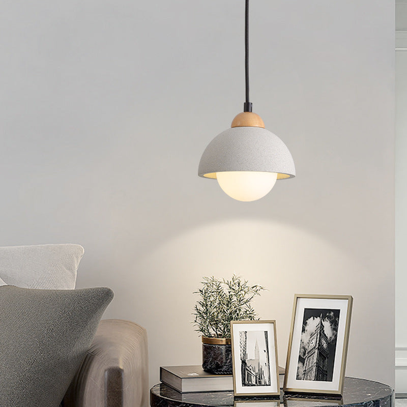 Modern Cement Pendant Light For Kitchen Island