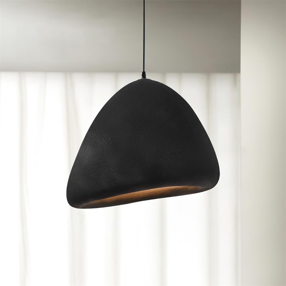 Sleek Polystyrene Pendant Light With Dimmer Compatibility