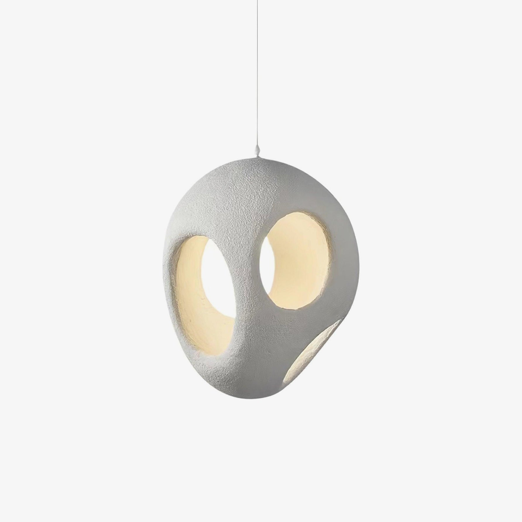Minimalist Resin Pendant Light With Warm Ambient Glow