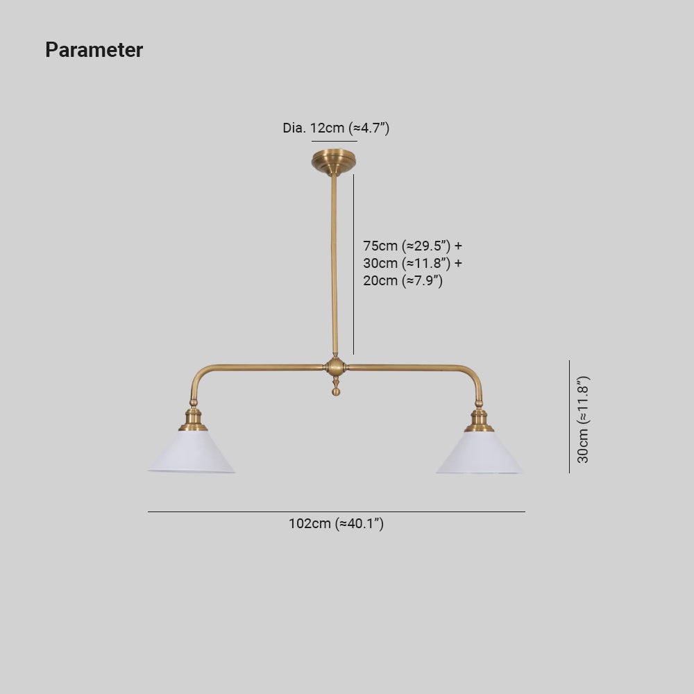Modern Vintage Pendant Light for Kitchen Island & Living Room – Warm Ambience