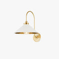 Helena Vintage Brass Wall Light With Conical Shade