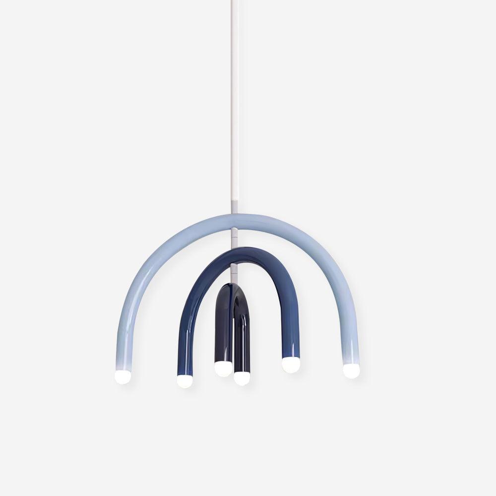 Dimmable Rainbow Arc Pendant Light For Living And Dining