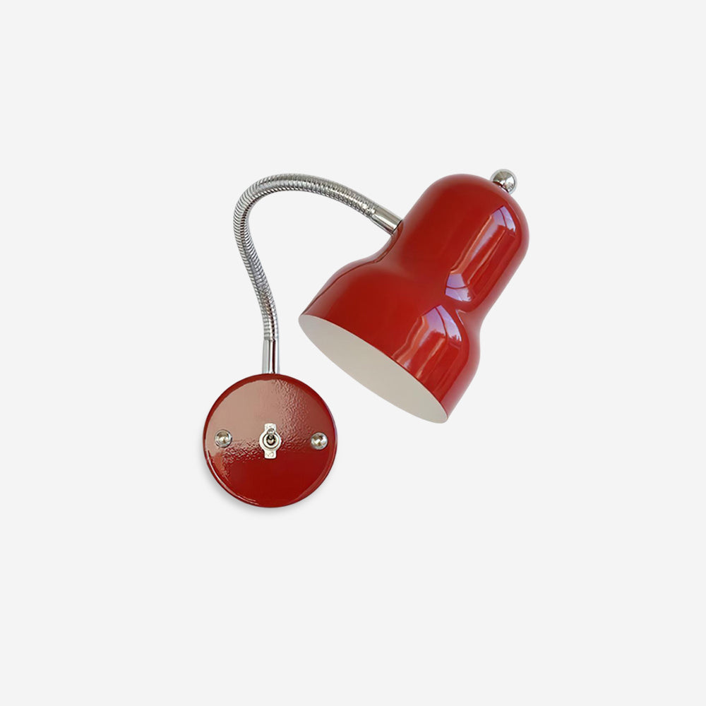 Red Chrome Wall Light Dimmable