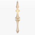 Sculptural Paper Pendant Light Vertical With Warm Glow