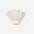 White Plaster Shell Wall Light With Integrated LED Dimmer Compatible