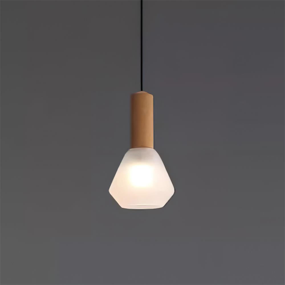 Frosted Glass Pendant Light With Soft Glow