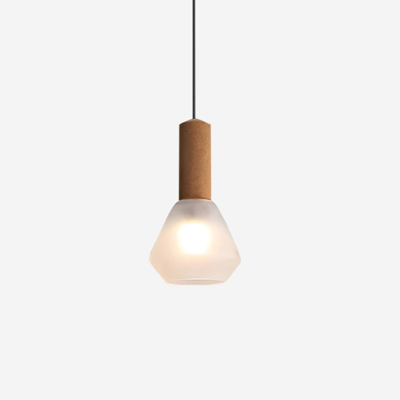 Frosted Glass Pendant Light With Soft Glow