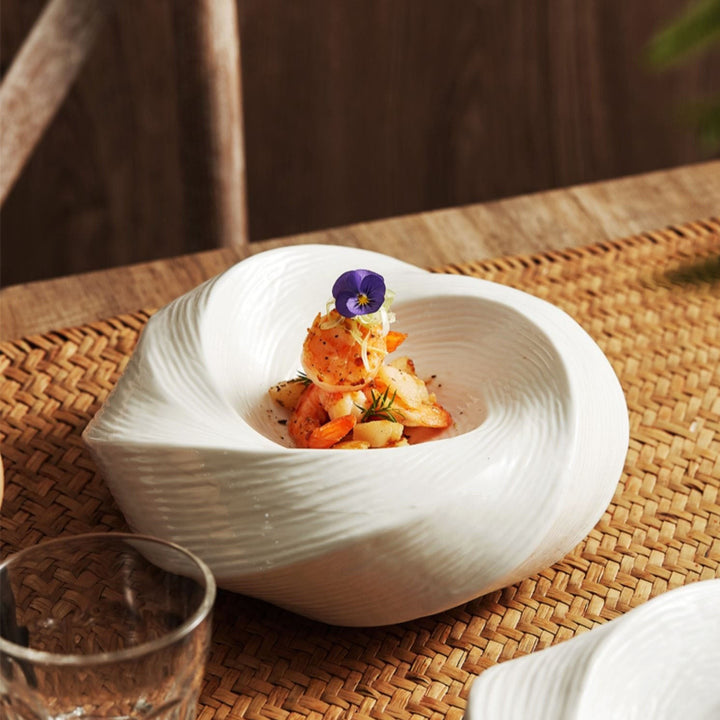 Bol en Céramique Design Tourbillon – Élégance et Originalité pour vos Repas