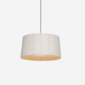 Pleated Fabric Pendant Light With Integrated LED