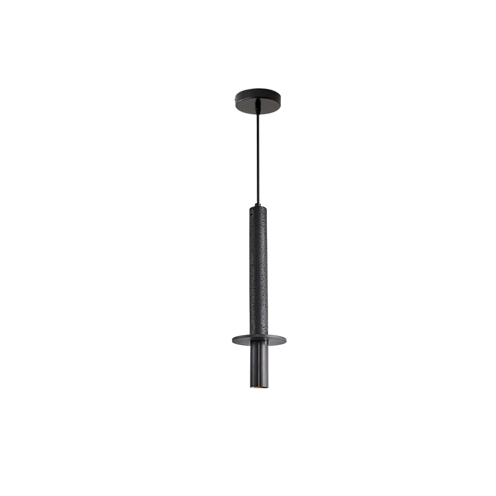 Travertine Dual Cylinder Pendant Light for Warm Ambience