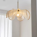 Petal Plant Fiber Pendant Lamp Bohemian Ambient Light