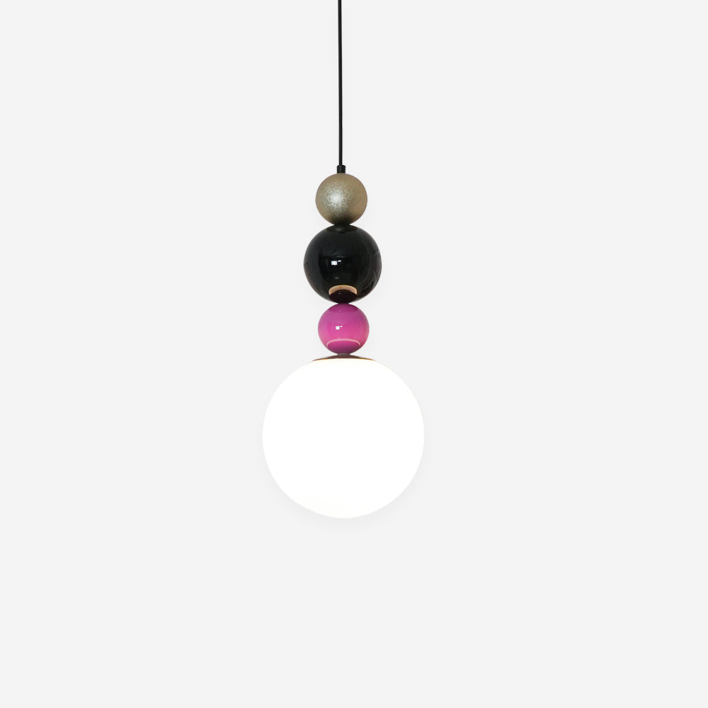 Glass Ball Pendant Light With Soft Ambient Glow