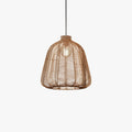 Minimalist Rattan LED Pendant Light For Warm Ambience