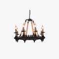 Industrial Rope LED Pendant Chandelier For Bold Ambience