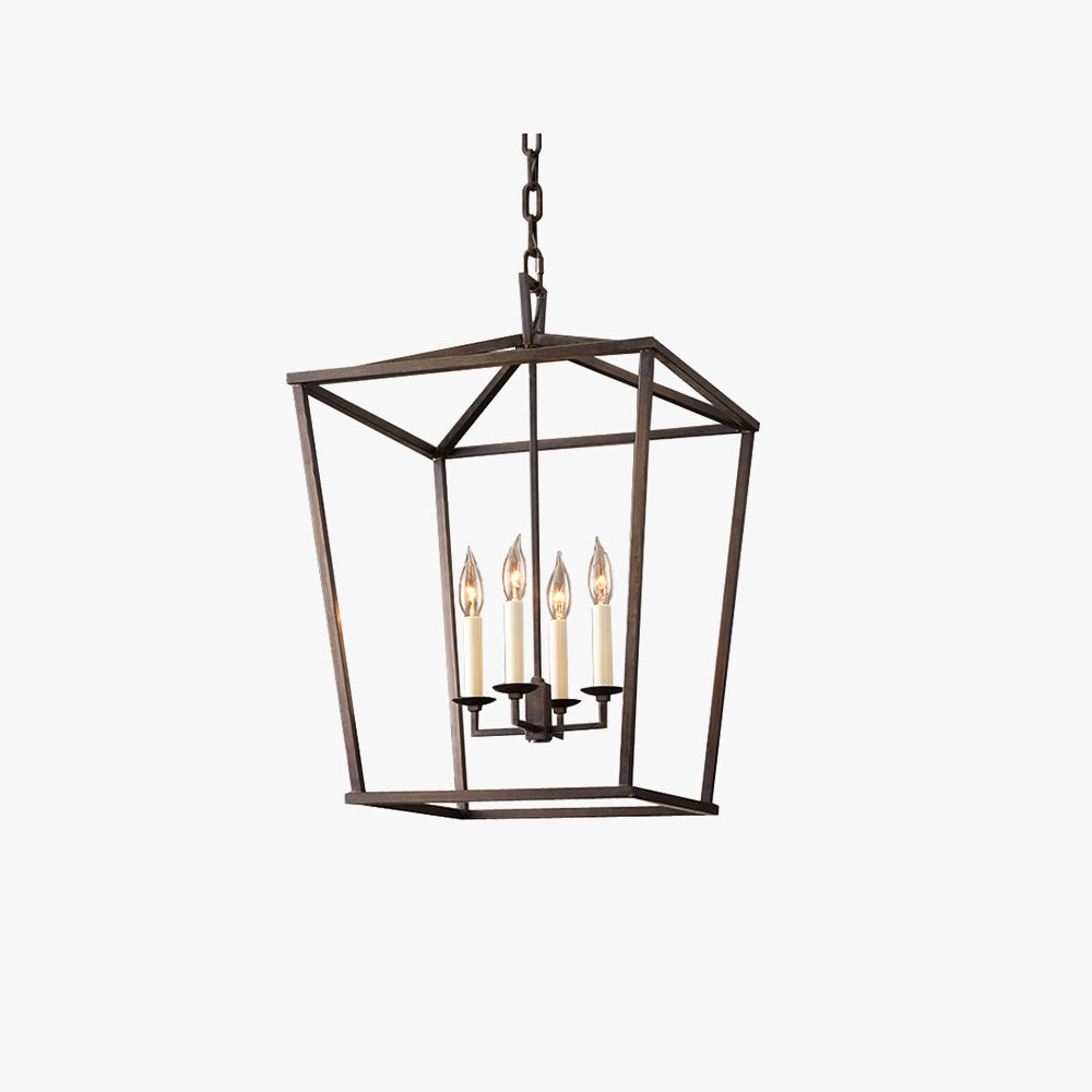 Ambient LED Pendant Light With Mixed Metal Finish
