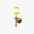 Metal Fabric Vanity Wall Lamp For Bedroom And Dining Room