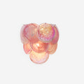 Pink Capiz Shell Wall Light Damp Rated Glass Body