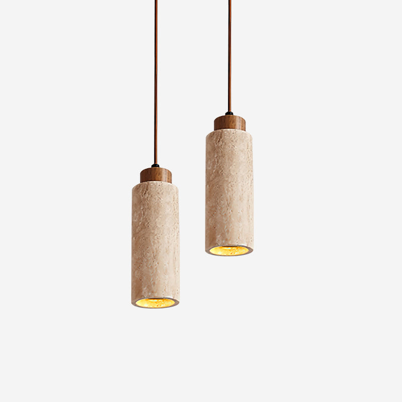 Minimalist Travertine Pendant Light
