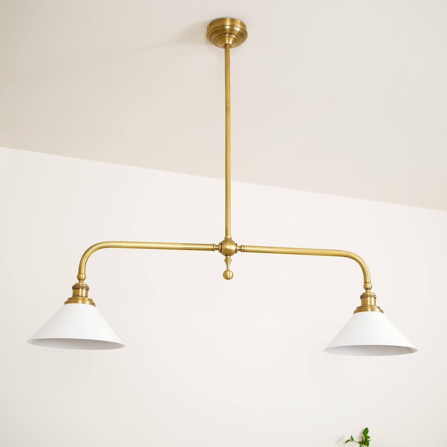 Brushed Brass Pendant Light For Timeless Ambience