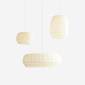 Pendant Lamp With Silk White Shade For Soft Glow