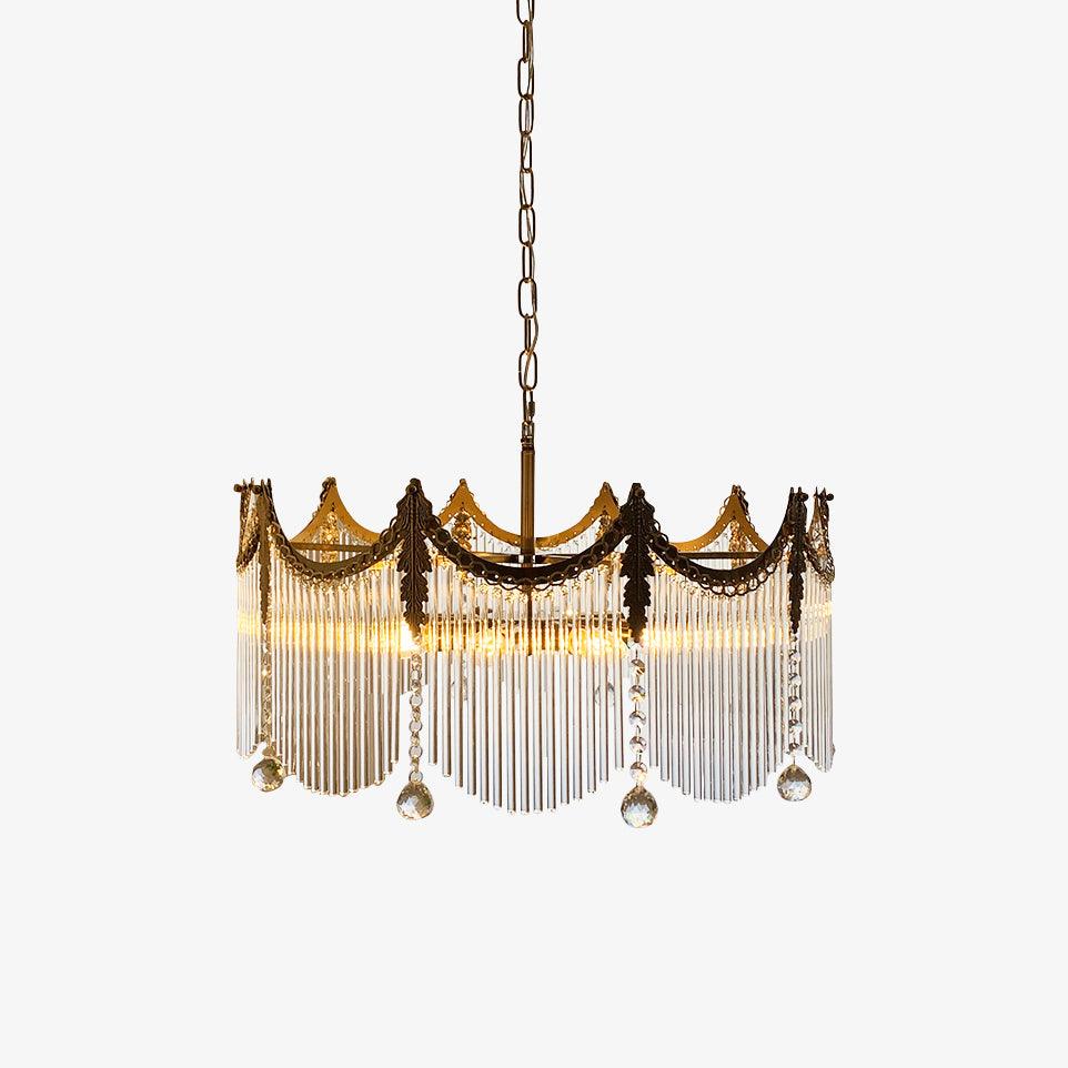 Boho Tiered Metal Chandelier For Farmhouse Dining