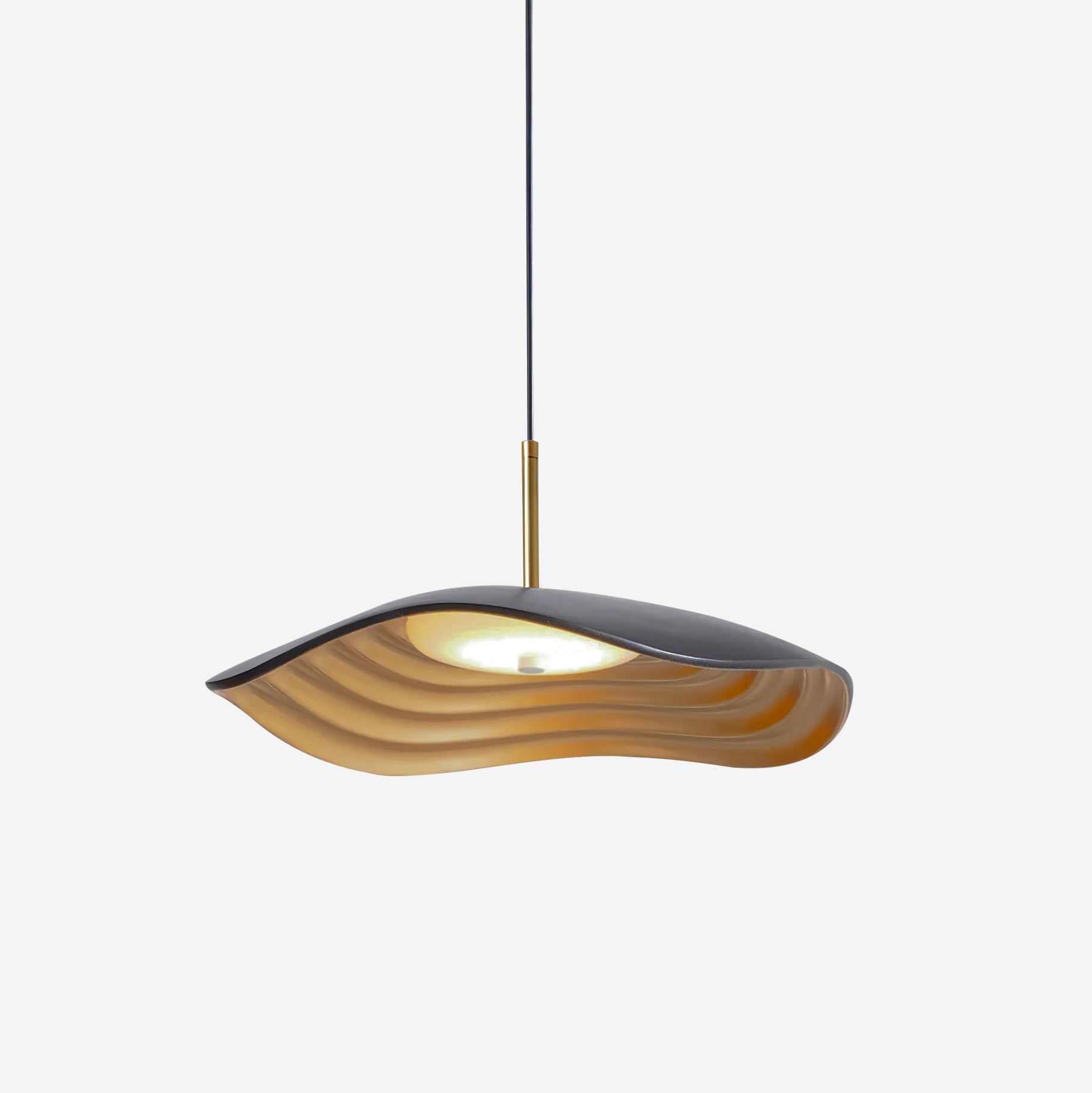 Wave Pendant Light With Integrated LED