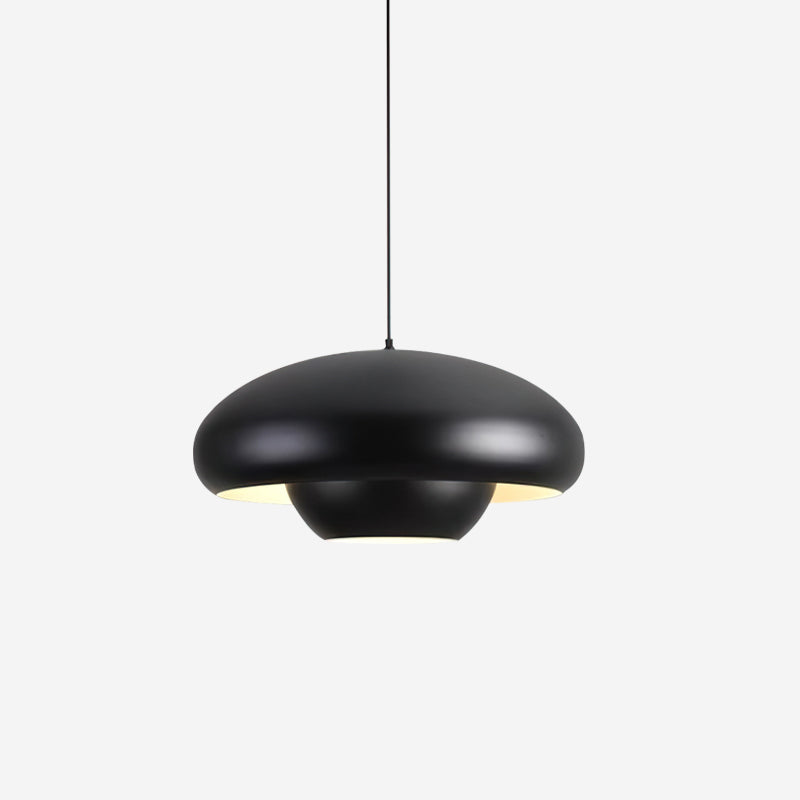 Black Metal Pendant Light With Dimmable Fixture