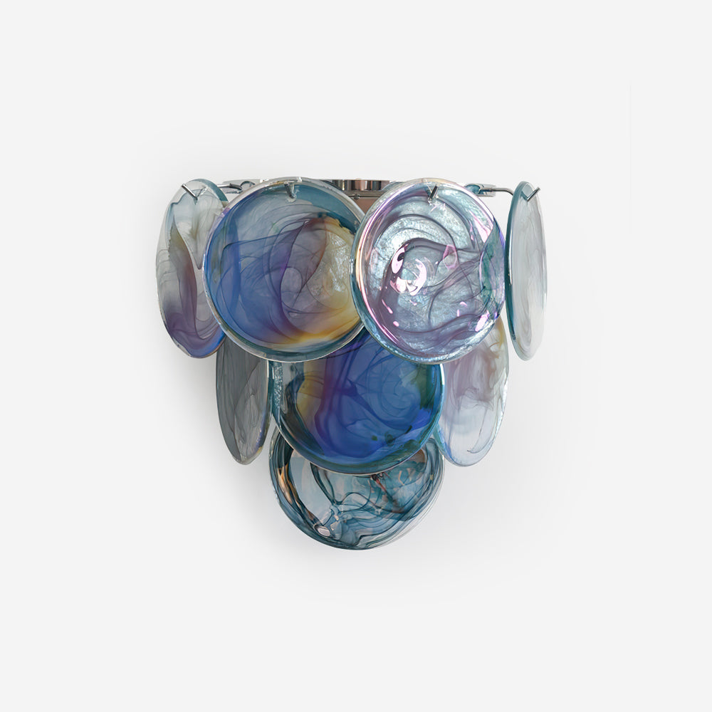 Aurora Multicolour Glass Wall Light LED Compatible