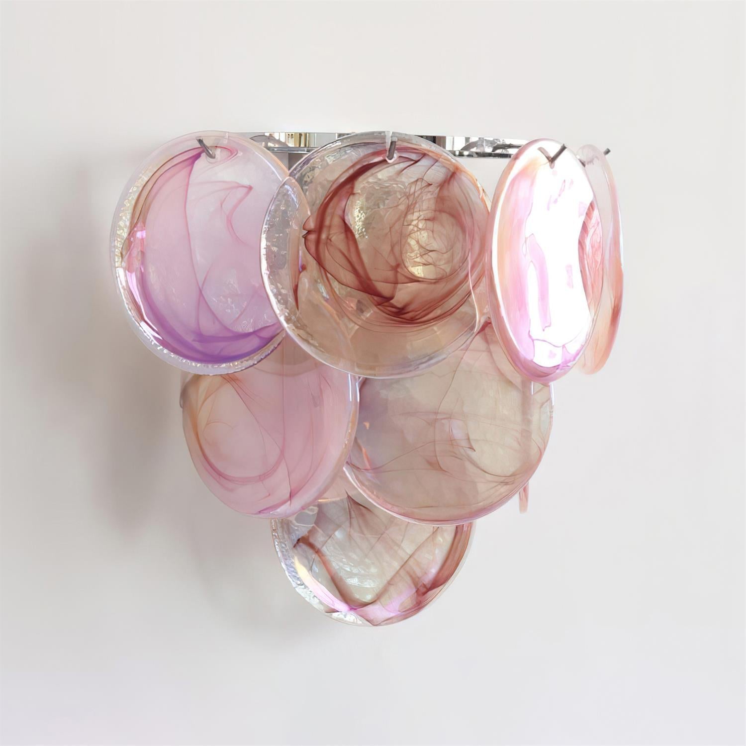 Aurora Multicolour Glass Wall Light LED Compatible