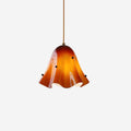 Elegant Brass Glass Pendant Light With Ambient Glow